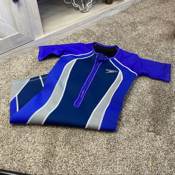 Speedo Kids' UPF 50+ Begin to Swim Thermal Swimsuit Wetsuit Unisex - Picture 3 of 7